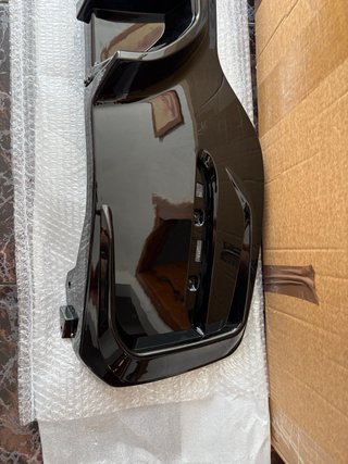 Difusor Trasero Negro Brillante BMW Serie 1