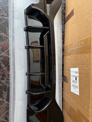 Difusor Trasero Negro Brillante BMW Serie 1