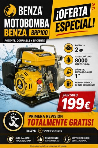 Motobomba Benza BRP100