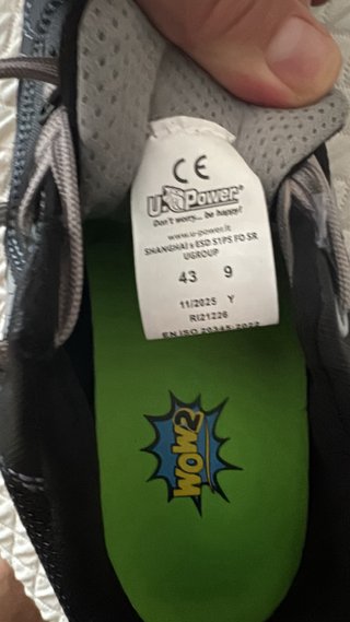 Zapatos de seguridad U-Power negros