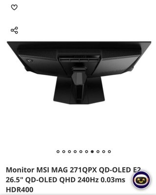 Monitor MSI MAG 271QPX QD-OLED E2 26.5
