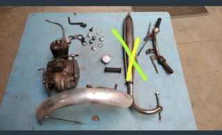 Derbi Antorcha  motor y varias piezas
