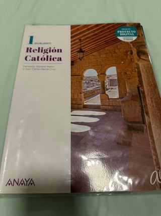 Libro Economía 1 Bachillerato Anaya libro  religio