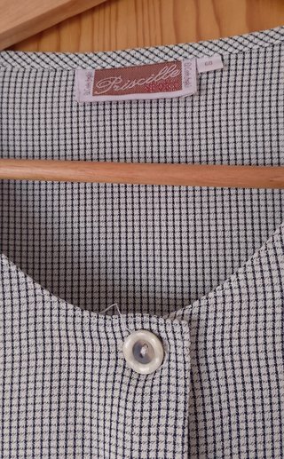 Chaqueta Rinascelle Beige/Negra Talla 60