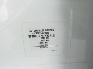 Asiento delantero izquierdo citroen c4 lim. 345308