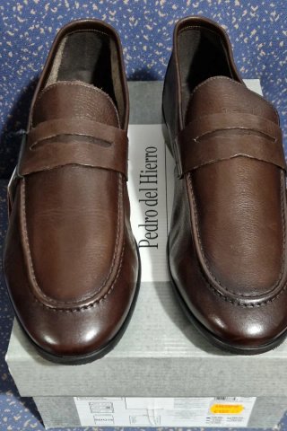 Zapatos Mocasines De Cuero Pedro del Hierro.