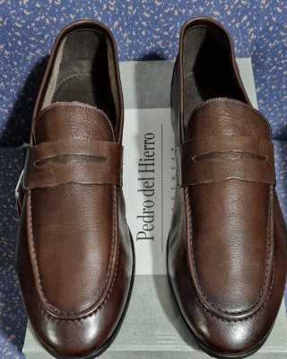 Zapatos Mocasines De Cuero Pedro del Hierro.