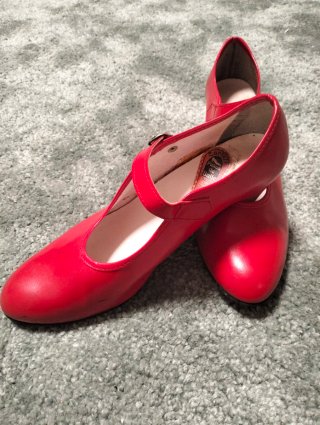 Zapatos Flamenco Rojos Niña Talla 38