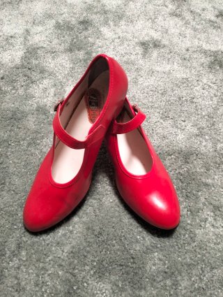 Zapatos Flamenco Rojos Niña Talla 38