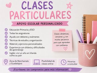 CLASES PARTICULARES Y APOYO ESCOLAR