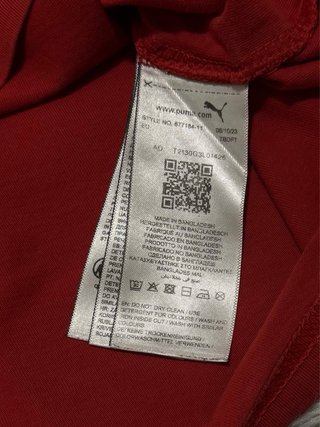 Camiseta Estampada Puma Roja