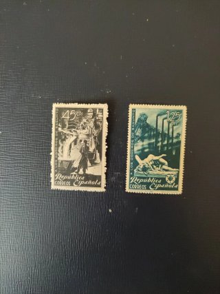 Sellos España 1938 Obreros de Sagunto