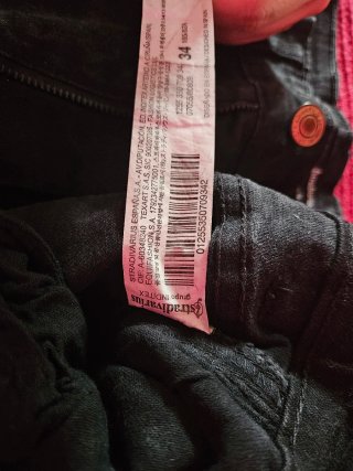 Falda Vaquera Negra Stradivarius Talla 34