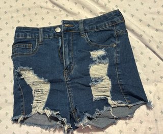 Shorts vaqueros rotos mujer