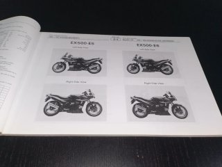 Catálogo Kawasaki GPZ500S EX500 Piezas Recambio
