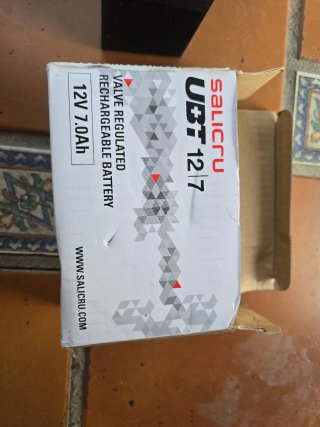 Batería Salicru UBT 12 7 12V 7Ah