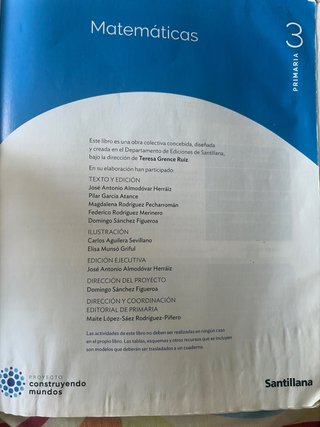Libros 3 de primaria