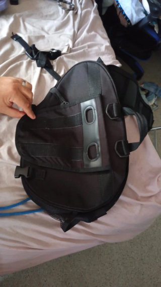 Alforja moto semi nueva
