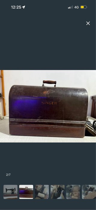 Máquina de coser Singer antigua