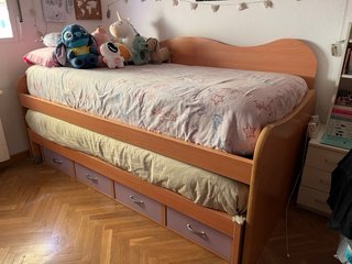 Cama nido con colchón seminuevo