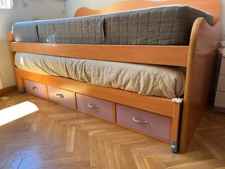 Cama nido con colchón seminuevo