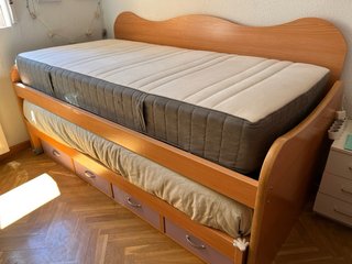 Cama nido con colchón seminuevo