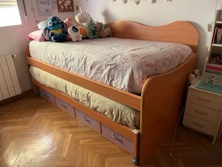 Cama nido con colchón seminuevo