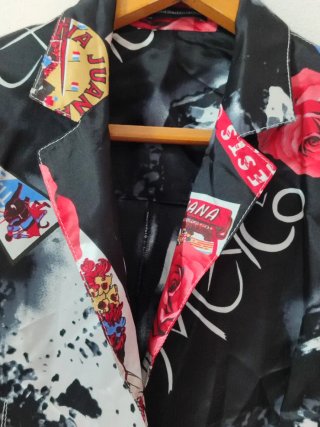 Blazer Mariella Burani donna fantasia, nero multi