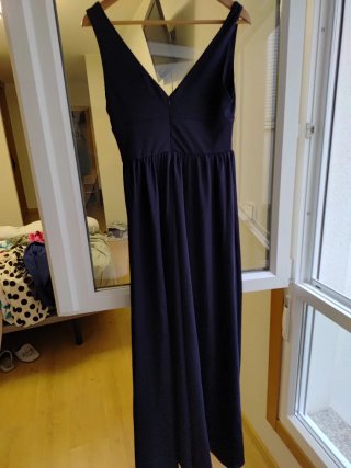 Vestido de fiesta azul marino