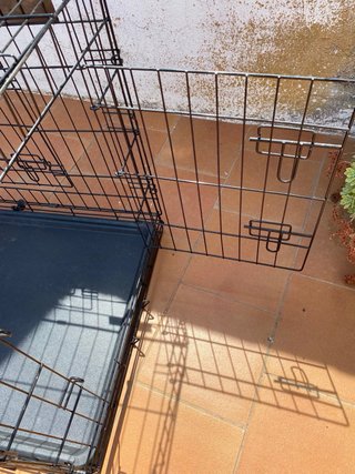 Jaula para perros negra