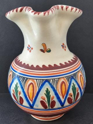 Jarra cerámica tradicional firmada