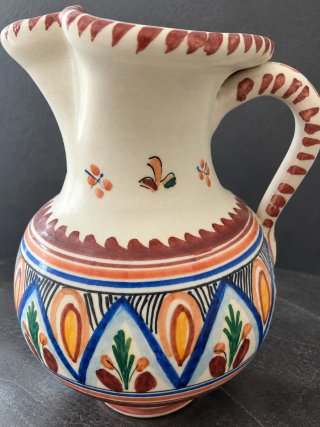 Jarra cerámica tradicional firmada