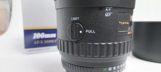 Tokina ATX 100mm f/2.8 Macro Objetivo para Nikon