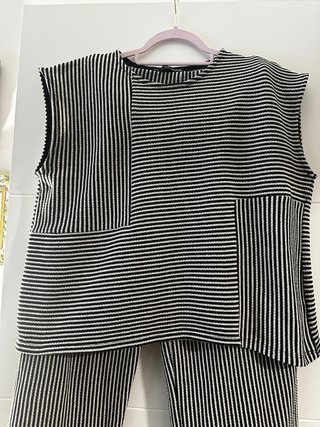 Conjunto dos piezas rayas verano