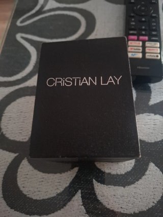 Reloj Cristian Lay Negro y Dorado