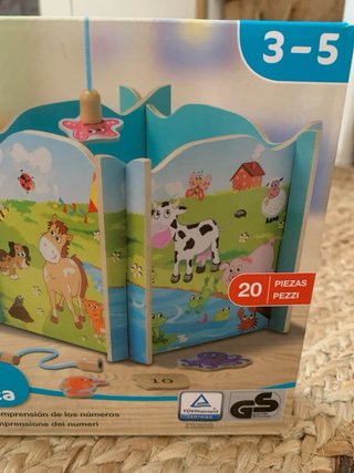 Juego infantil de pesca magnética