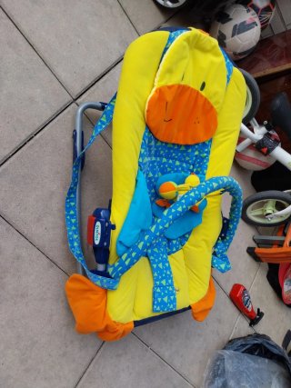 Balancin infantil pato amarillo
