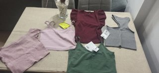 Pack de Camisetas  Verano Mujer Talla Única Rosa