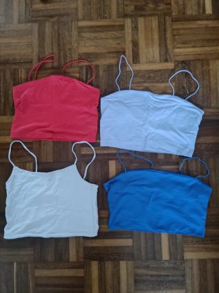 Tops tirantes varios colores