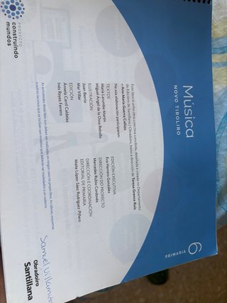 Música, Novo Tiroliro, 6 Primaria, Proxecto con...