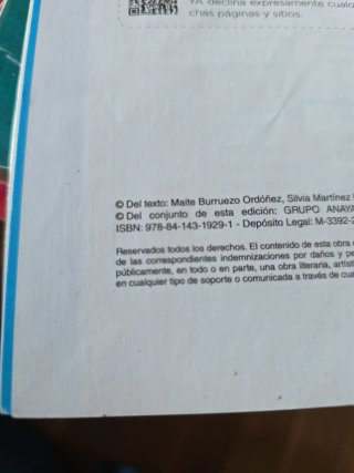 Libro Anaya Lengua 4