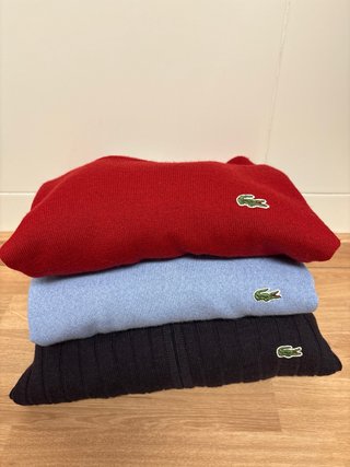 Lote 2 Jerséis y una chaqueta Lacoste Talla L