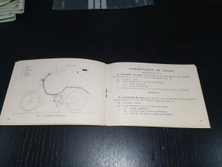 Manual Vespino T GL L Motovespa original