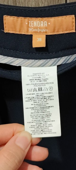 Traje de chaqueta y pantalón Corte Inglés Talla 38