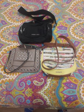 Lote 3 bolsos Bimba y Lola, Desigual