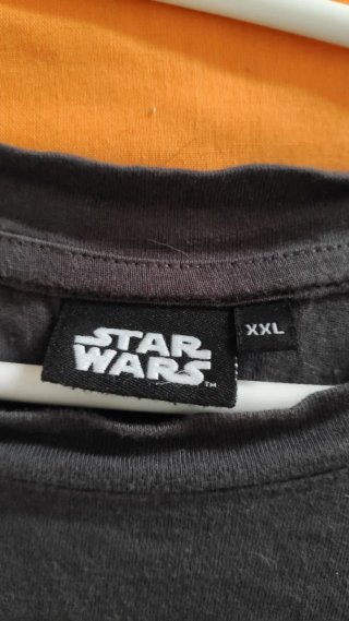 Camiseta Star Wars Vintage Oversize Negra