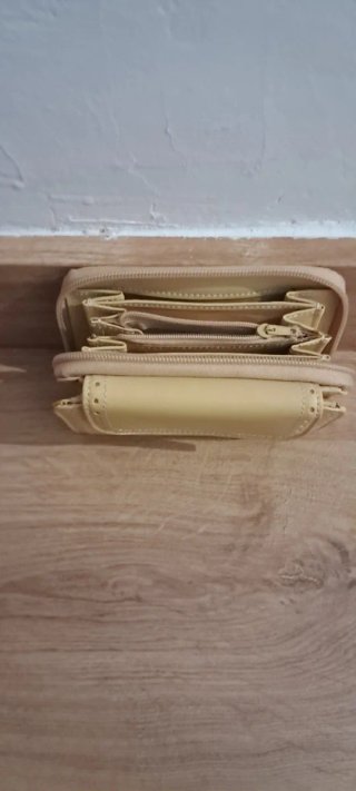 Cartera de mano mujer DAVID JONES beige