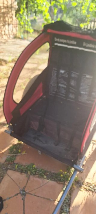 Carrito para bicicleta infantil