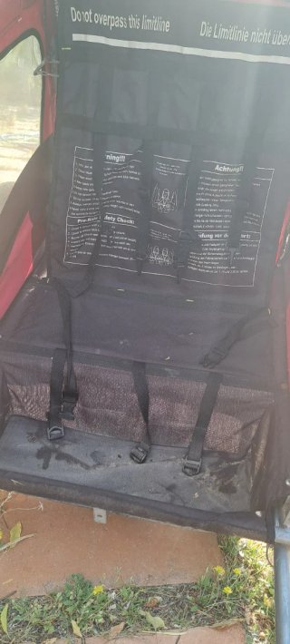 Carrito para bicicleta infantil