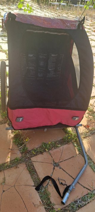 Carrito para bicicleta infantil
